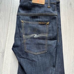 Nudie raw denim selvage jeans